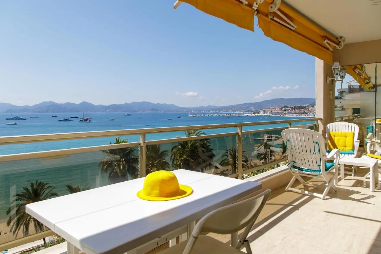 On La Croisette Xxl 1 Bedroom With Amazing Sea View Cannes Apartment